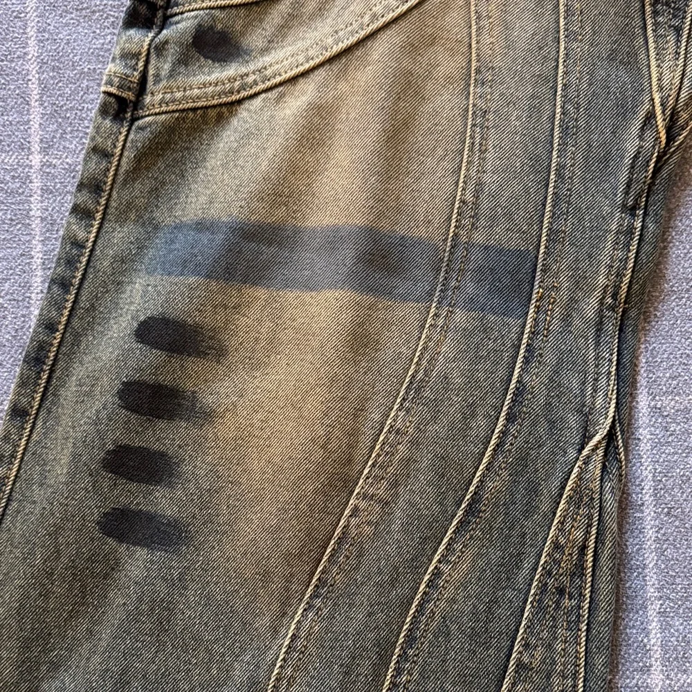 NWOT/Young Men's No/Faith Studo Distressed Jeans/Heavy Weight/Bell Bottoms - Picture 7 of 16